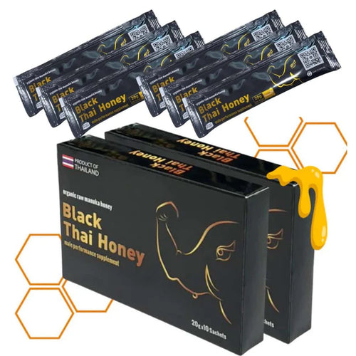 Black Thai Honey – 20g Each - 3 Pack Deal